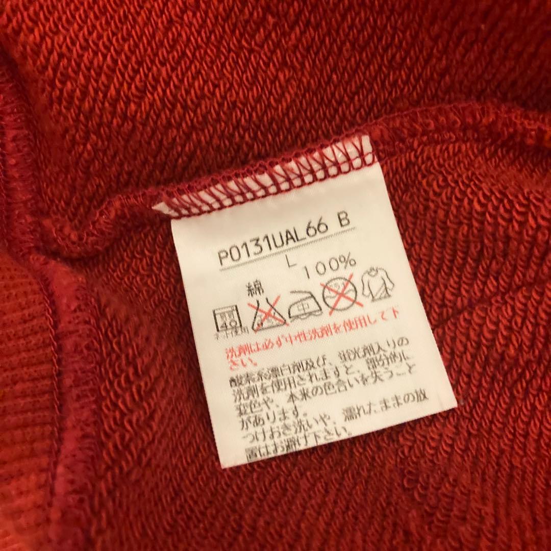 【極美品】ピンクハウス花柄・ハートプリントパーカー ワインレッド❁⃘*.゜