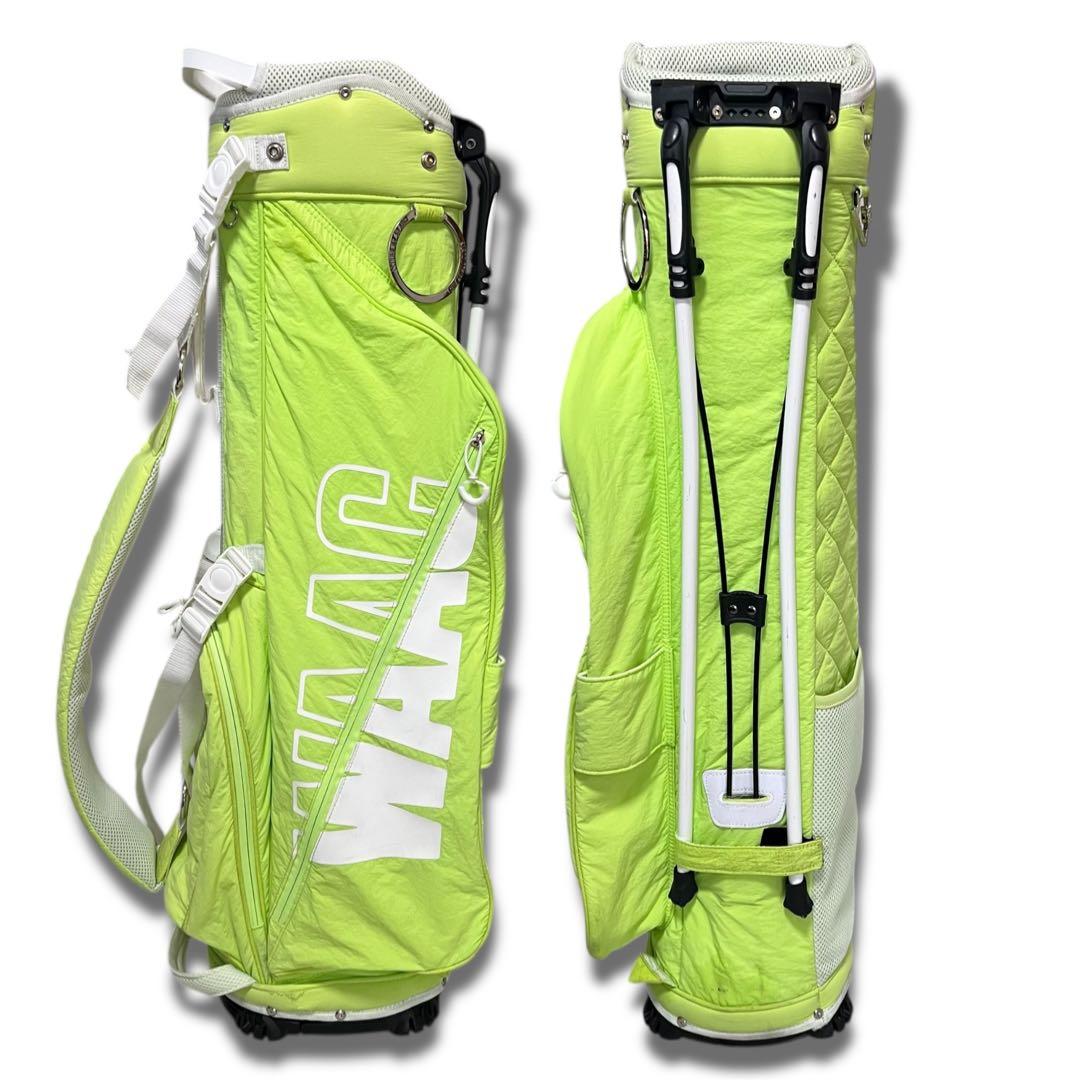 美品 定価4.5万 WAAC ワック スタンドキャディバッグ ユニセックス 軽量