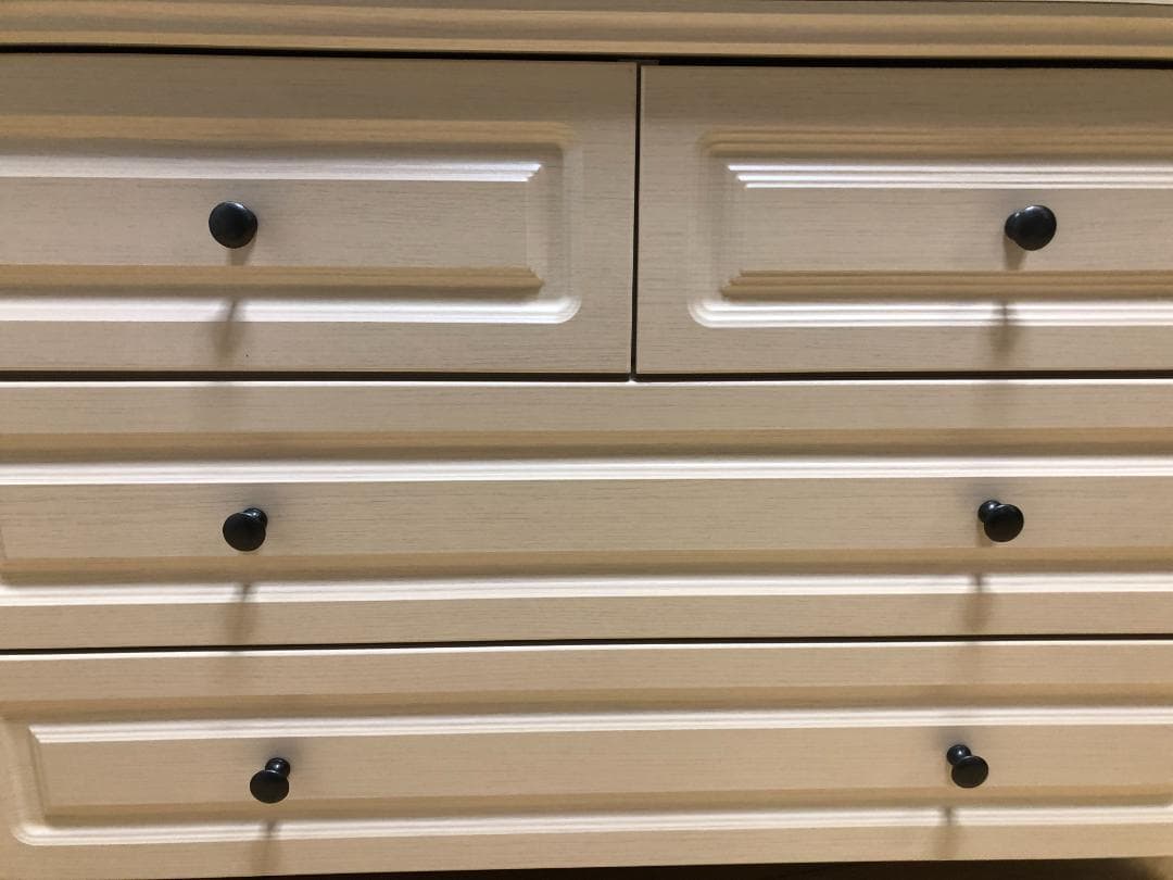 ニトリ　チェスト((Nキャセイ2 TB 6799 WHW)　　88106-1-②