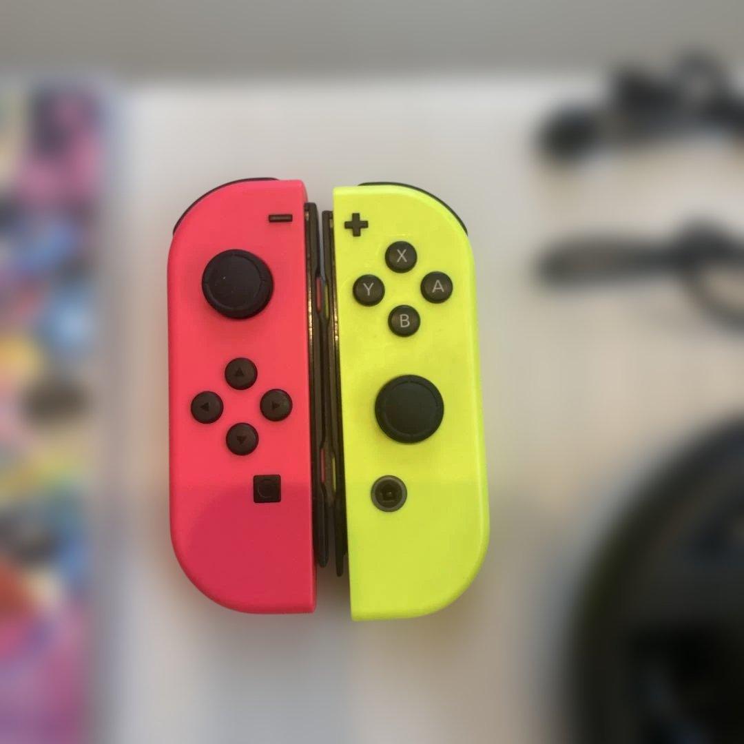 Nintendo Switch 本体 ジョイコン4個 ゲームソフト4本付き