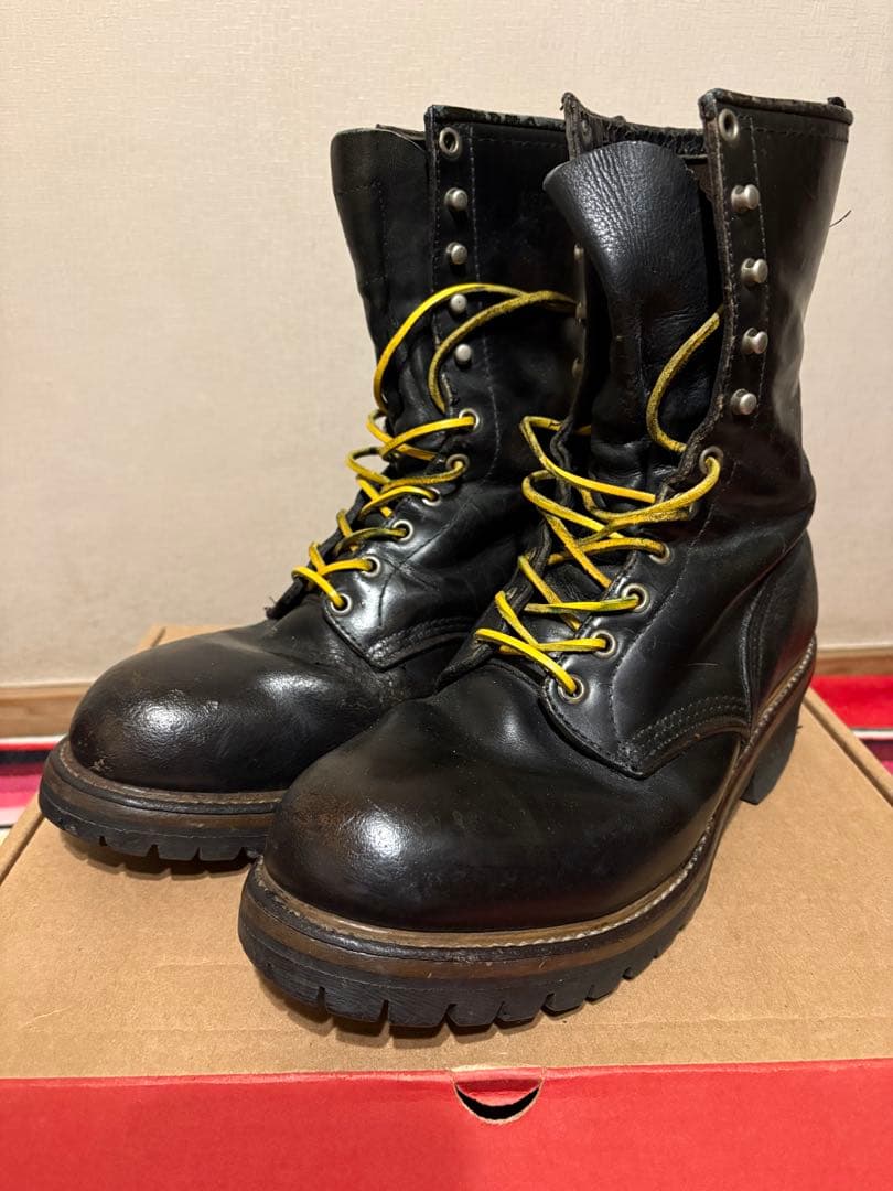 激安！ REDWING ロガーブーツ 8.5D PT91 茶芯 レッドウイング