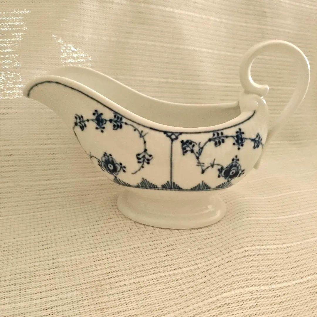 ロイヤルコペンハーゲン ブルーフルーテッド プレイン ソースジャグ