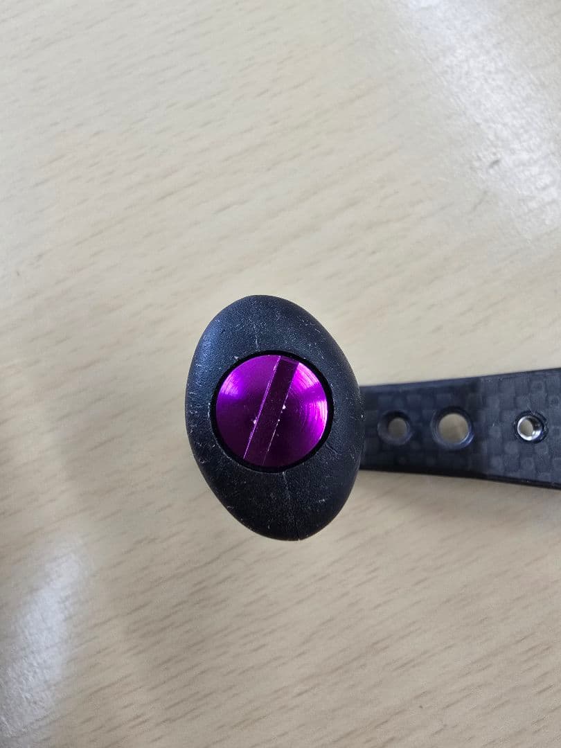 KTF IXA オフセットカーボンハンドル パープル シマノ用 90mm