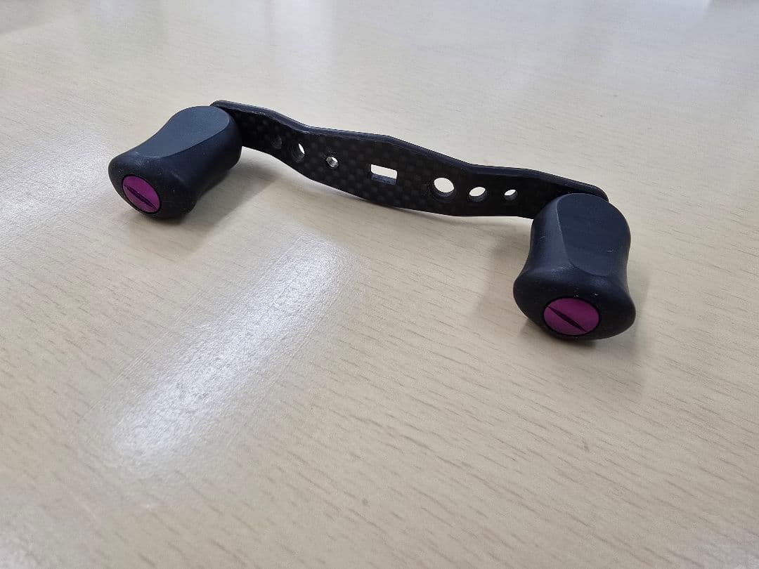 KTF IXA オフセットカーボンハンドル パープル シマノ用 90mm