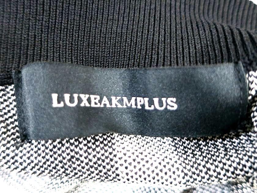 リュクスエイケイエム ゴルフ 半袖 モックネックニット ウェア 定1.3万 M