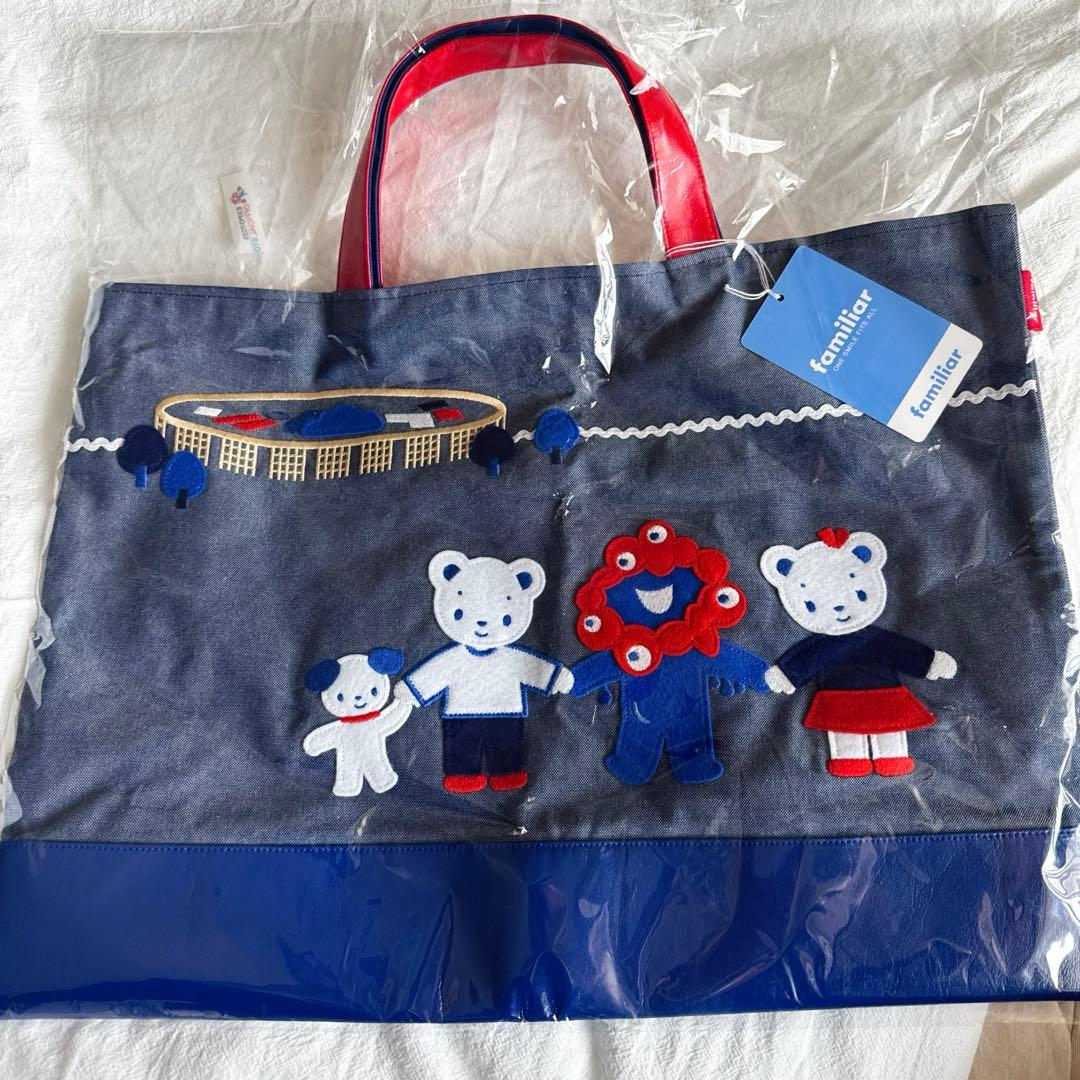 ラ*ェ様 大阪万博ファミリアとミャクミャクのトートバッグ