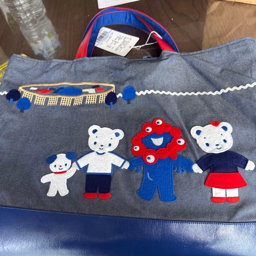 ラ*ェ様 大阪万博ファミリアとミャクミャクのトートバッグ