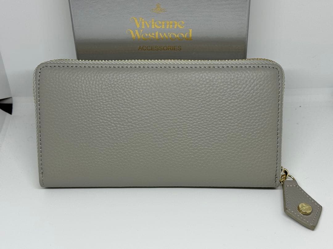 【新品未使用】Vivienne Westwood 長財布 グレー