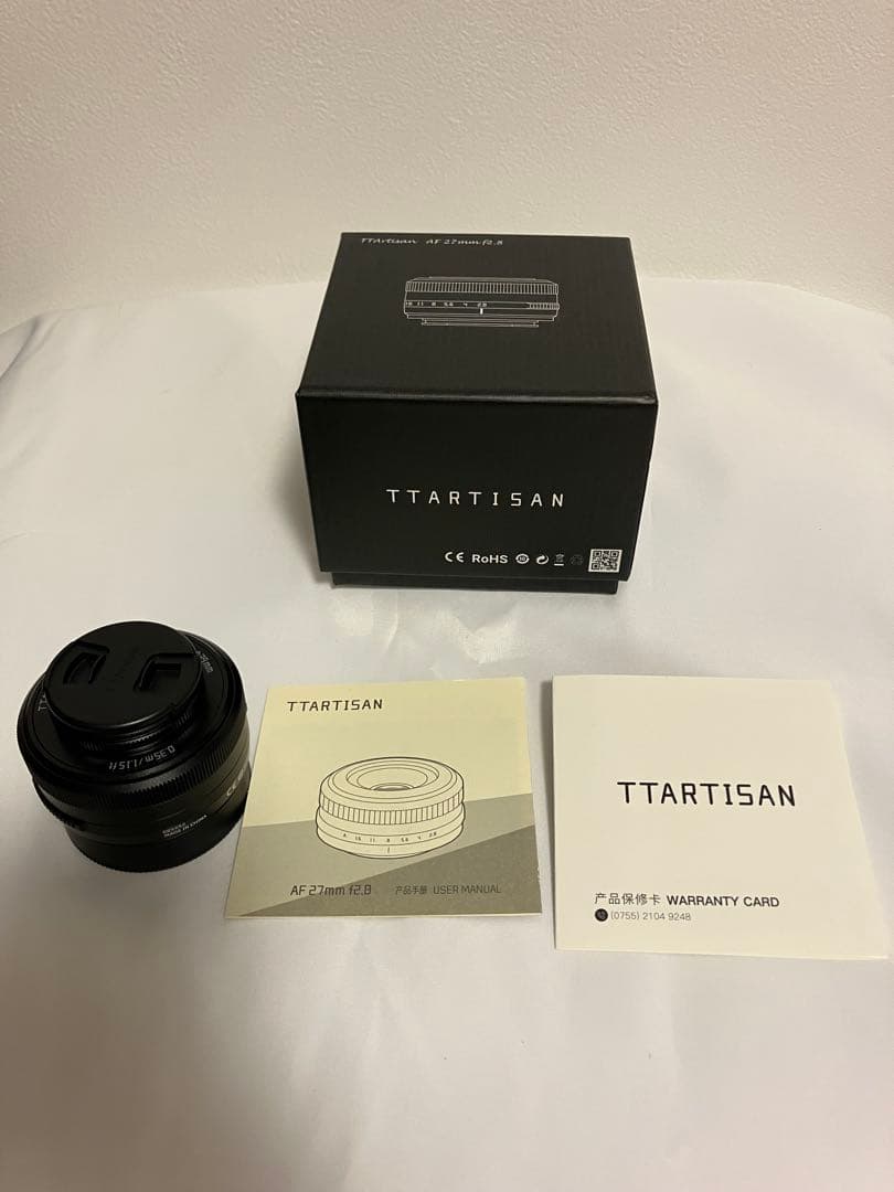 銘匠光学 TTArtisan AF 27mm F2.8 ブラック