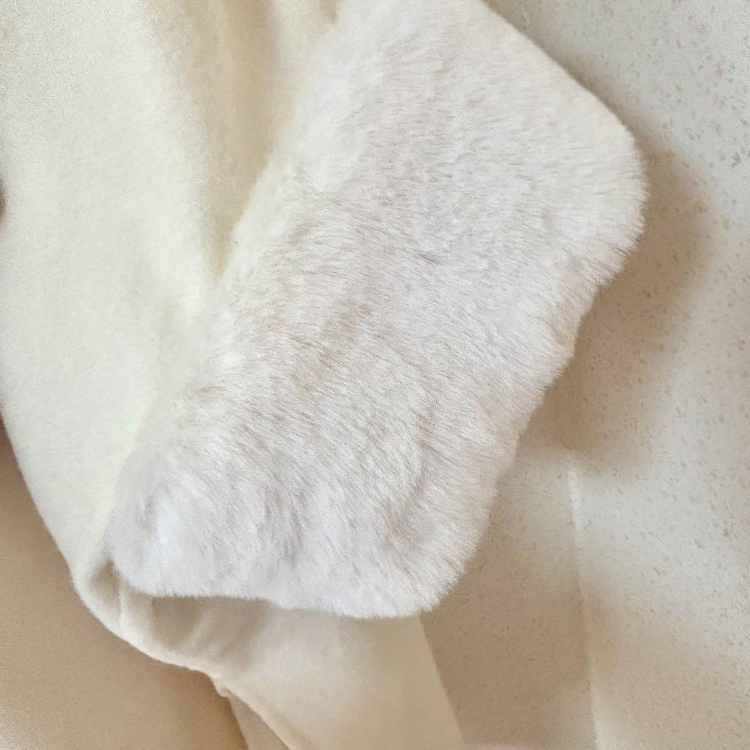 新品！セルフォード　コートラボ　ファー付きポンチョコート