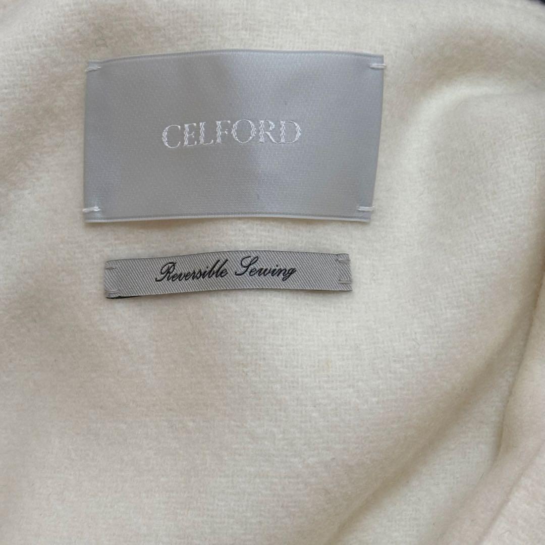 新品！セルフォード　コートラボ　ファー付きポンチョコート