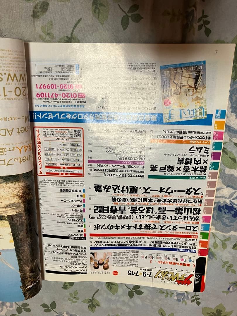 ザテレビジョン 2005年7月15号 新品未読本　鈴木杏　内博貴　錦戸亮　久住小