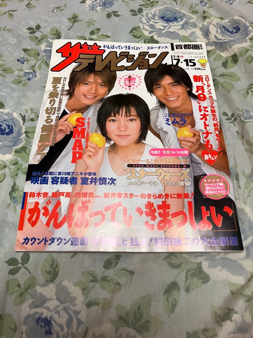 ザテレビジョン 2005年7月15号 新品未読本　鈴木杏　内博貴　錦戸亮　久住小