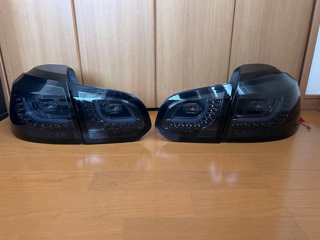 ゴルフ6 ファイバーLEDスモークテールランプ シーケンシャル