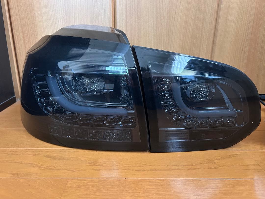 ゴルフ6 ファイバーLEDスモークテールランプ シーケンシャル
