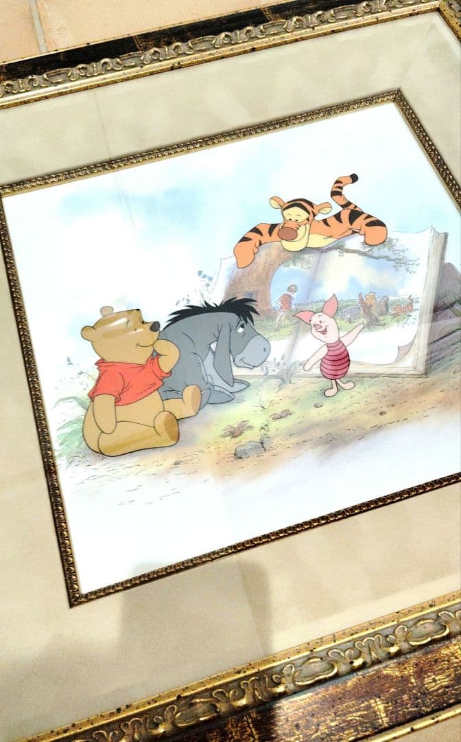 DISNEY ディズニー くまのプーさん セル画 豪華貴重 当時物