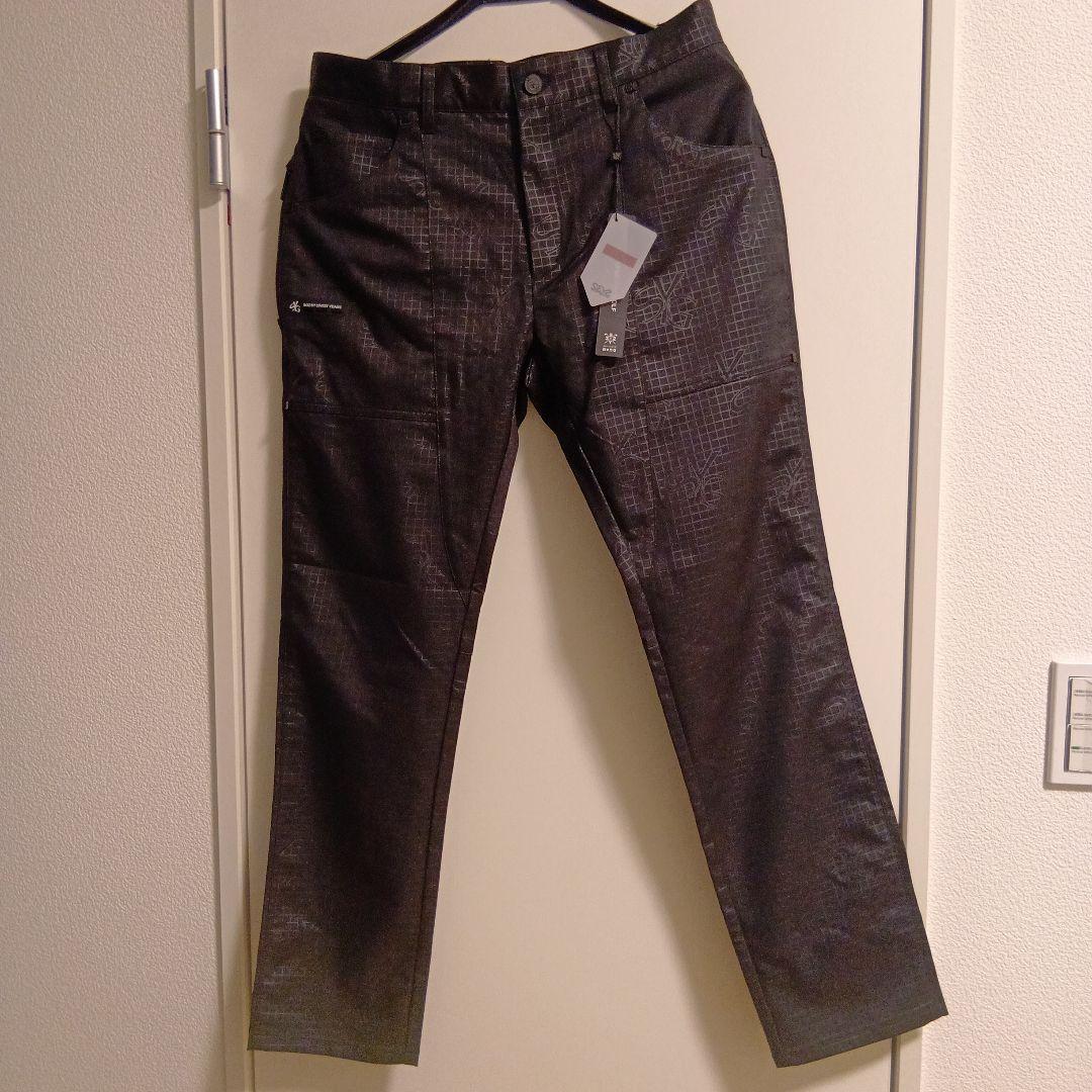 未使用品　sy32 by sweet years ブラック　総柄　Lサイズ相当