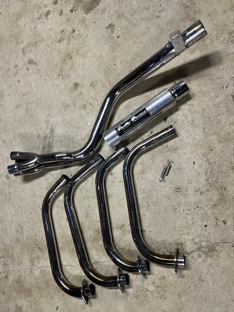 xjr400r rh02j用 マフラー　プリティーレーシング　サイレンサー