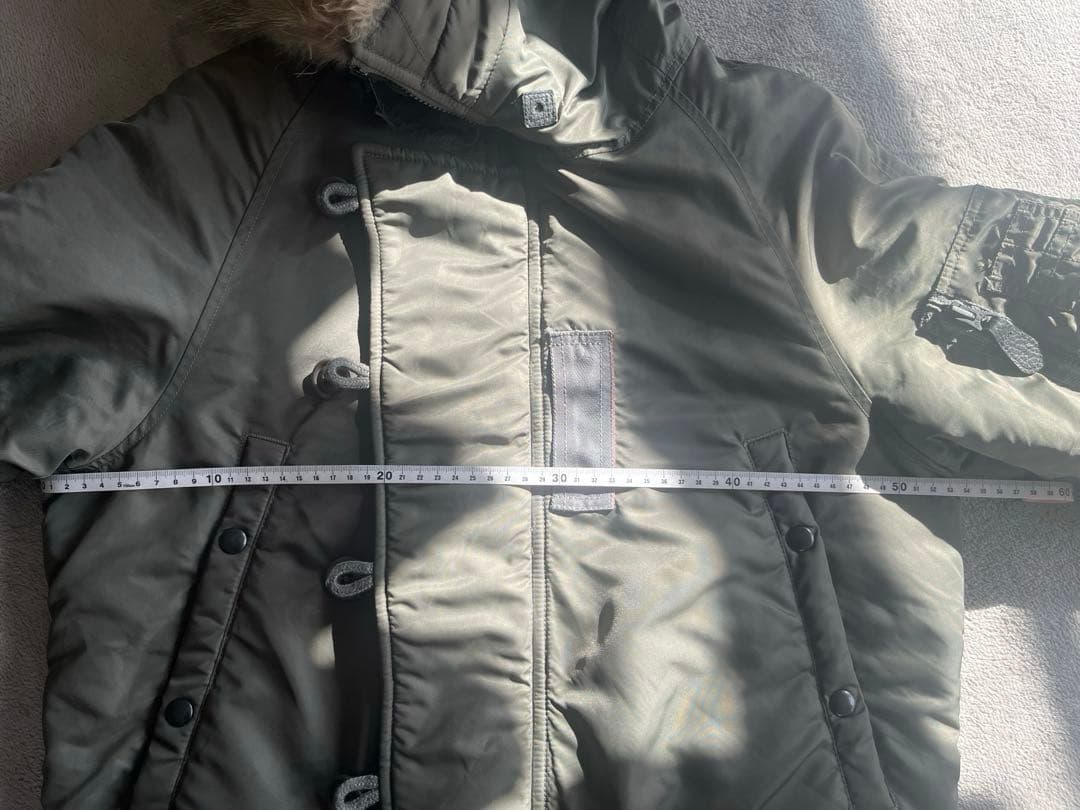 【HOUSTON】ヒューストンN3Bフライトジャケット カーキ