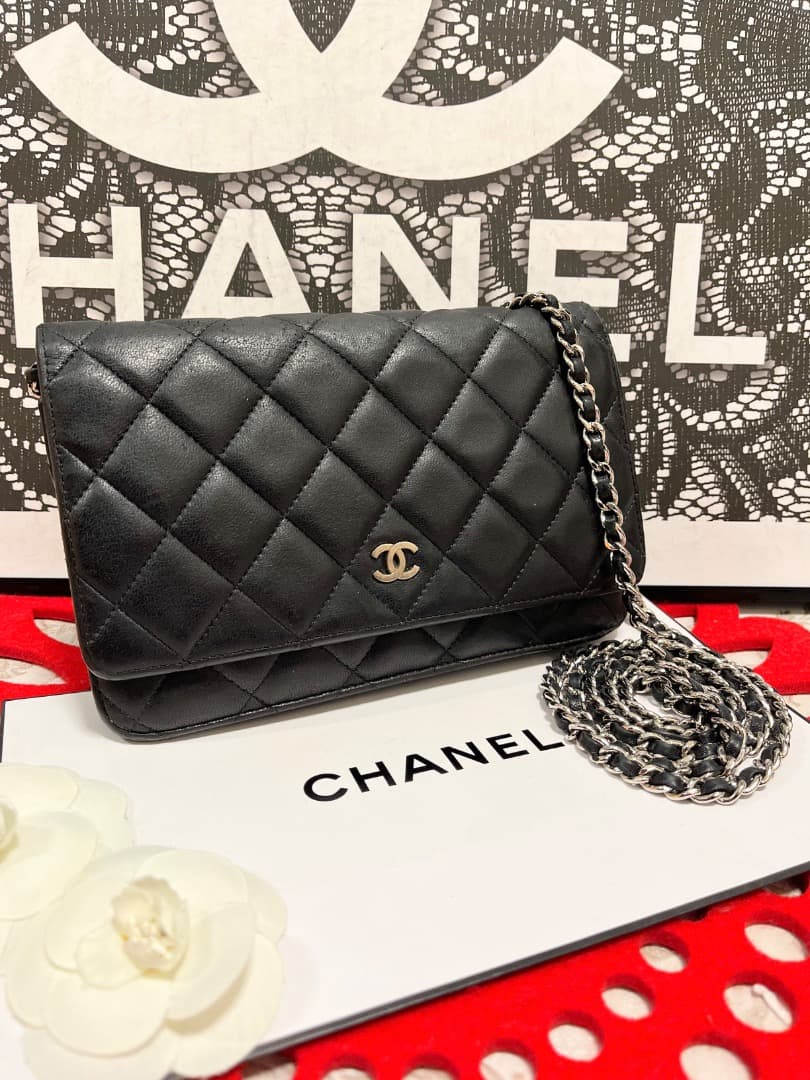 シャネル CHANEL チェーンウォレット チェーンショルダー 186