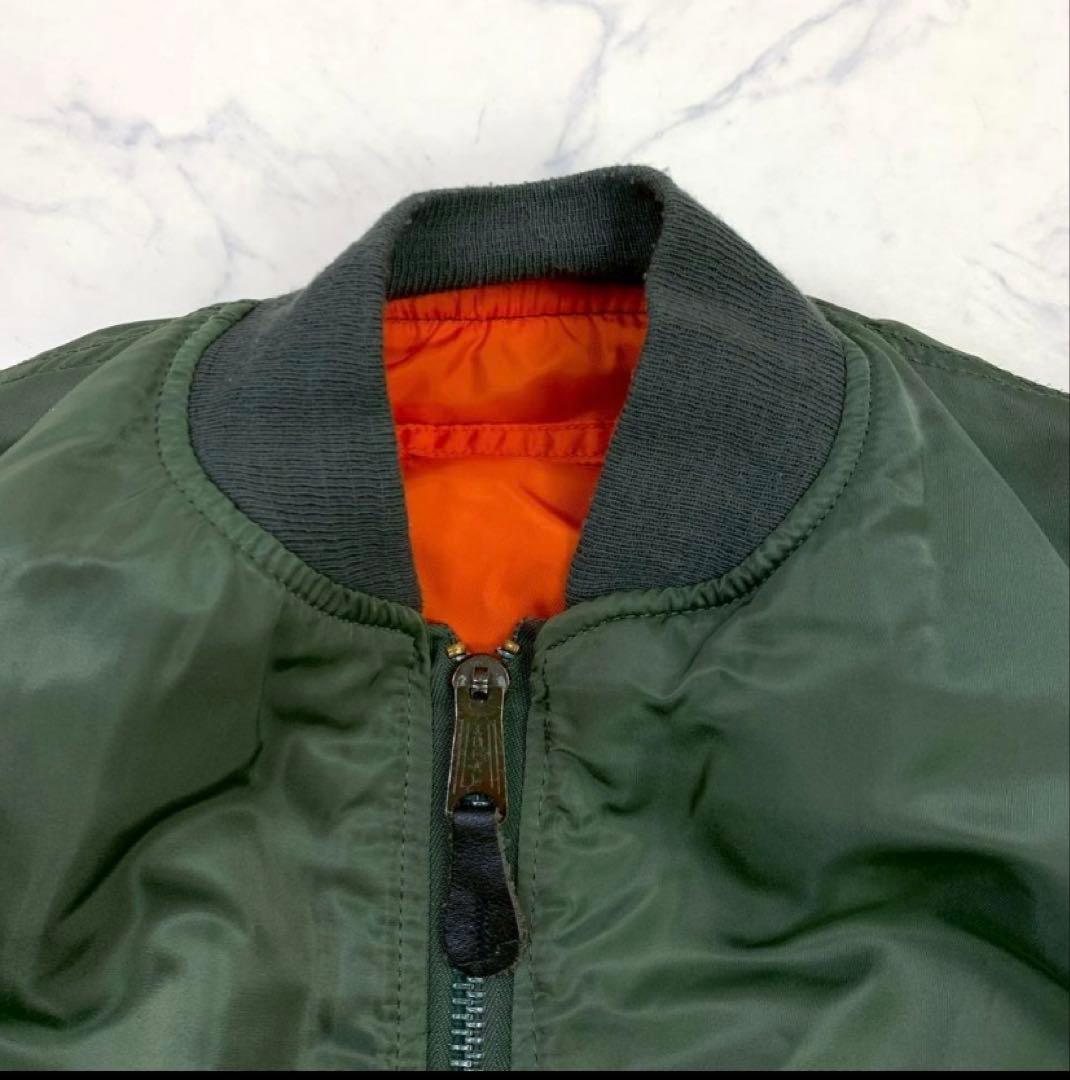 m*9様 80s旧タグ USA製 ALPHA MA-1 フライトジャケット M