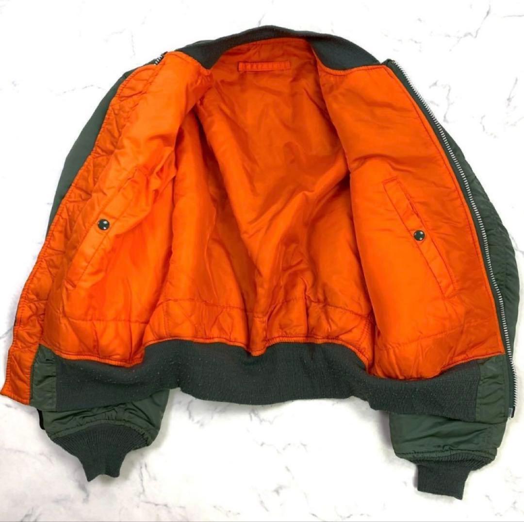 m*9様 80s旧タグ USA製 ALPHA MA-1 フライトジャケット M