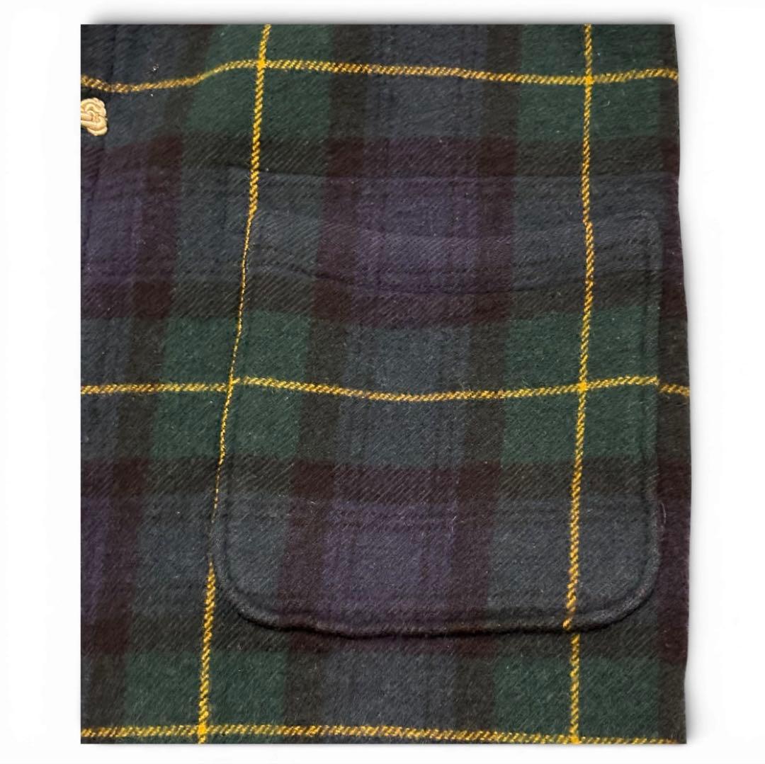 90s USA製 Polo Ralph Laurenダッフル ブラックウォッチL