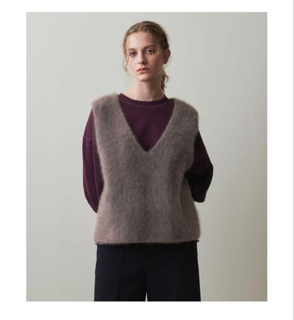 スティーブンアラン　オーストラリアンウールミックスベスト