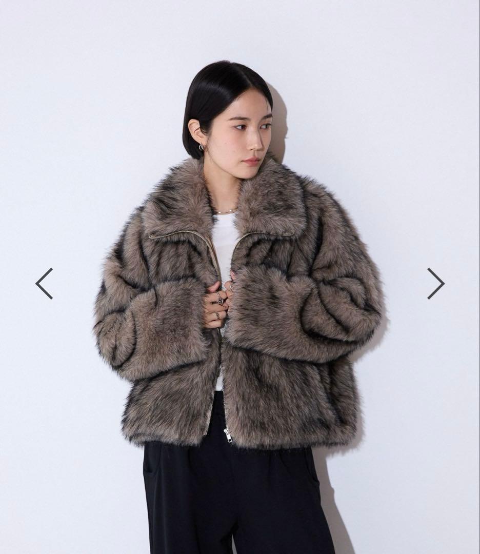 mixカラーファーブルゾン　ジーナシス　今期新品未使用　jeanasis