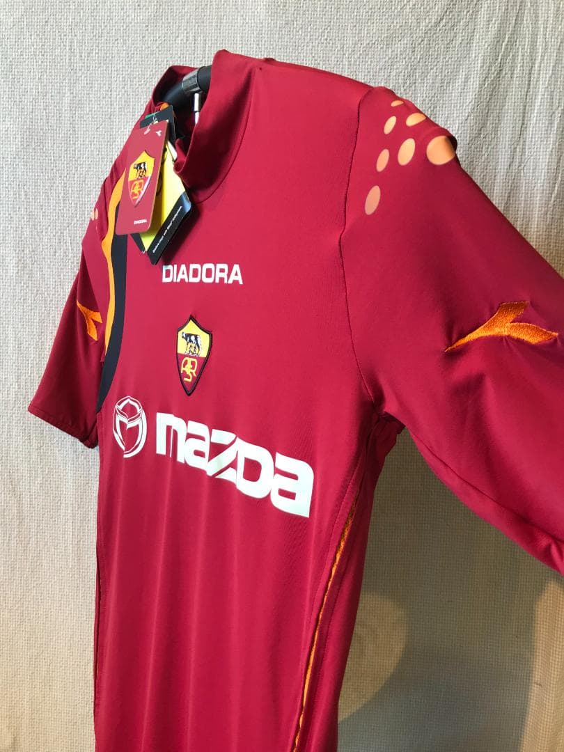 最終価格　04/05 DIADORA AS ROMA ホームレプリカ　Mサイズ