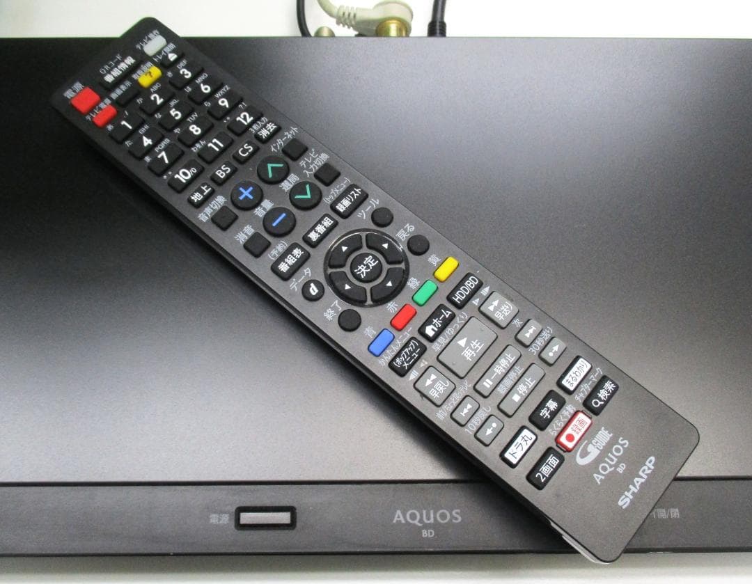 ★美品 SHARP ブルーレイディスクレコーダー 2B-C05BW1 2019年