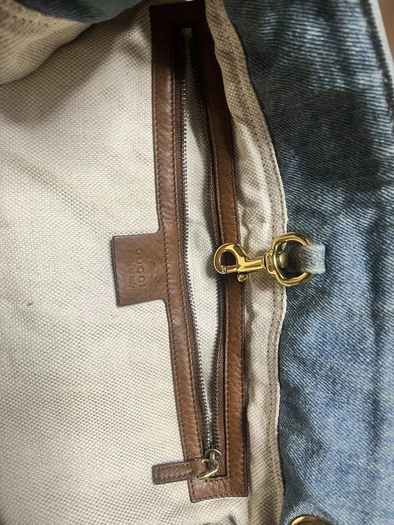 グッチデニムバック