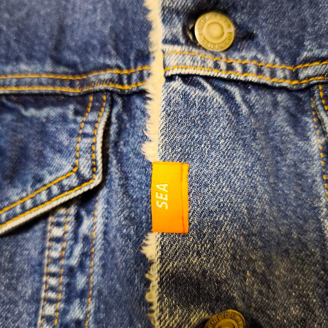 【未使用級】WIND AND SEA×MINE DENIMデニムボアジャケットL