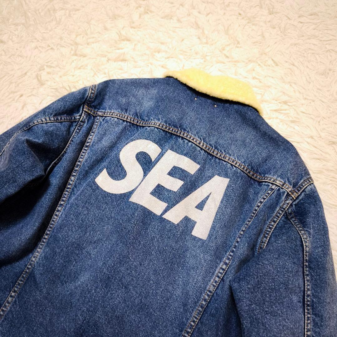【未使用級】WIND AND SEA×MINE DENIMデニムボアジャケットL