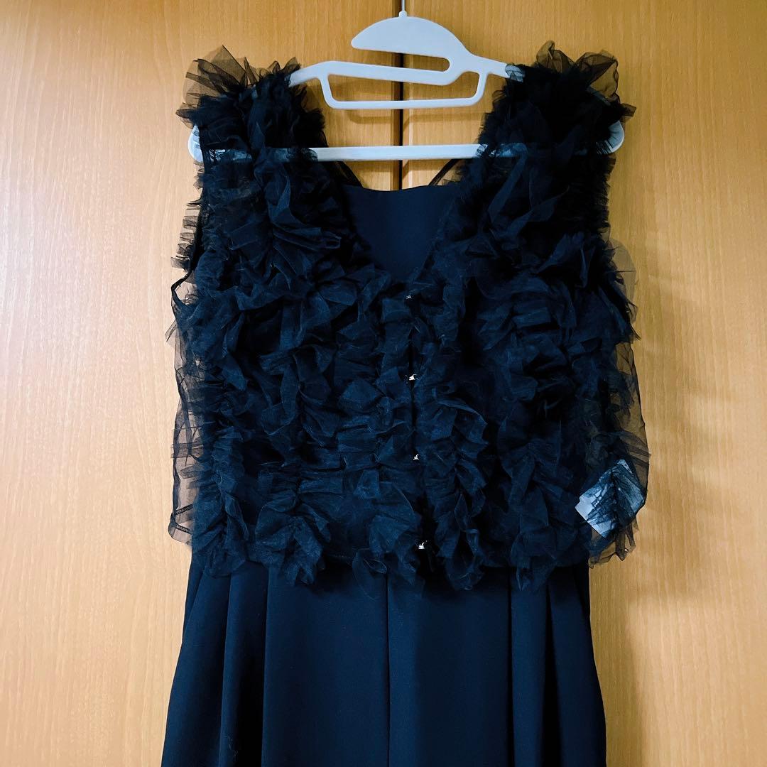 【美品】チュールブラウスセットベアコンビネゾン ブラック 1 フレイアイディー