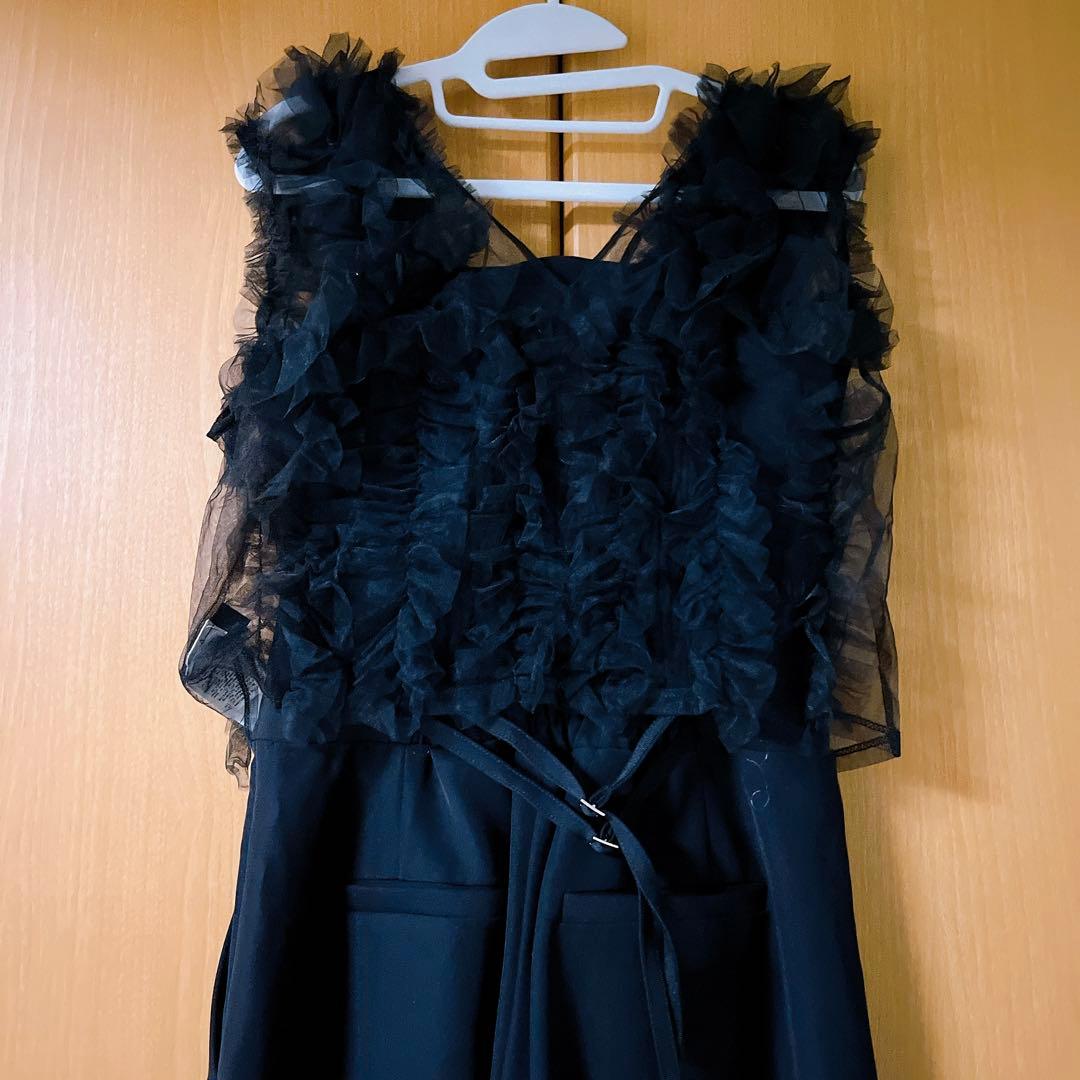 【美品】チュールブラウスセットベアコンビネゾン ブラック 1 フレイアイディー