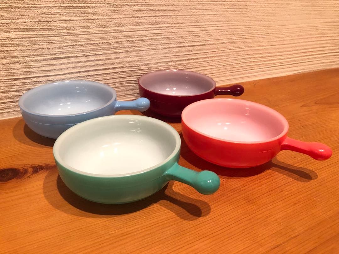 グラスベイク:フレンチキャセロール 4色セット