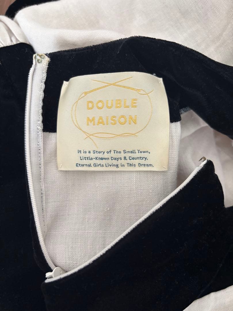 DOUBLE MAISON フレアスリーブ エリカドレス