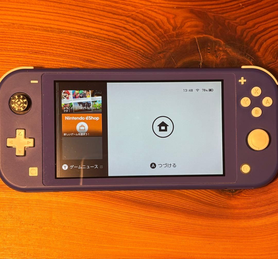 Nintendo Switch Lite ブルー　【箱　充電器付き】