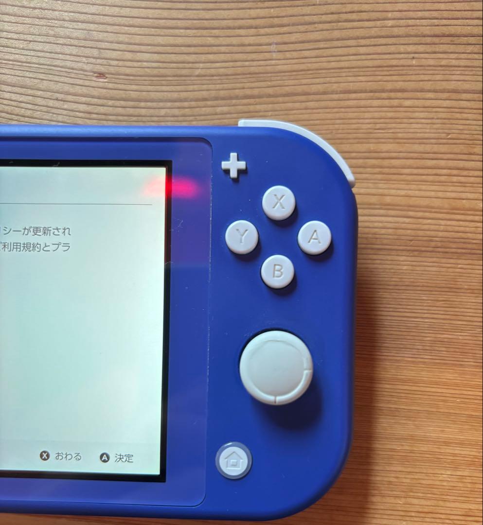 Nintendo Switch Lite ブルー　【箱　充電器付き】