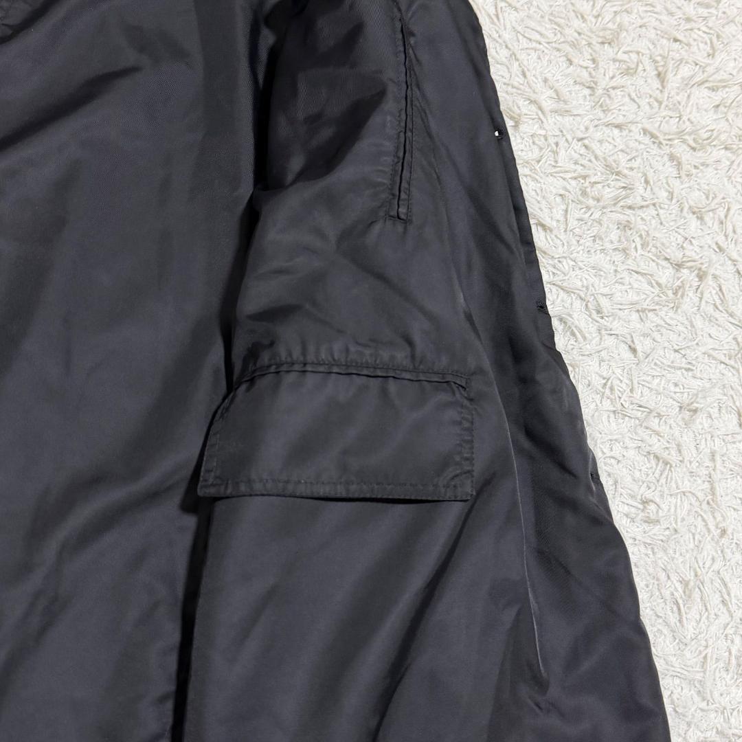 16069✨フェンディ リバーシブルコート 黒 ファー取外し可 ベルト付