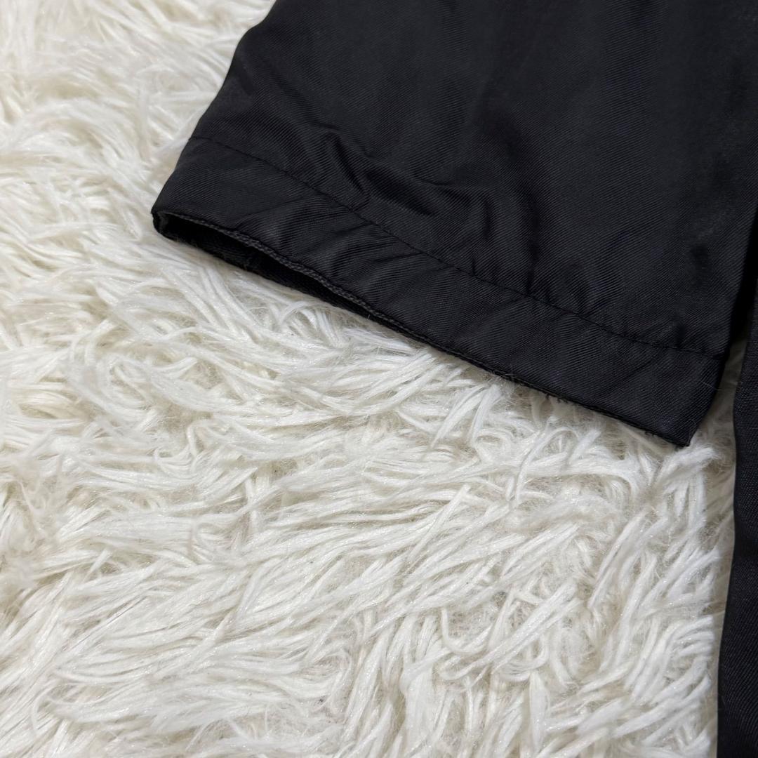 16069✨フェンディ リバーシブルコート 黒 ファー取外し可 ベルト付