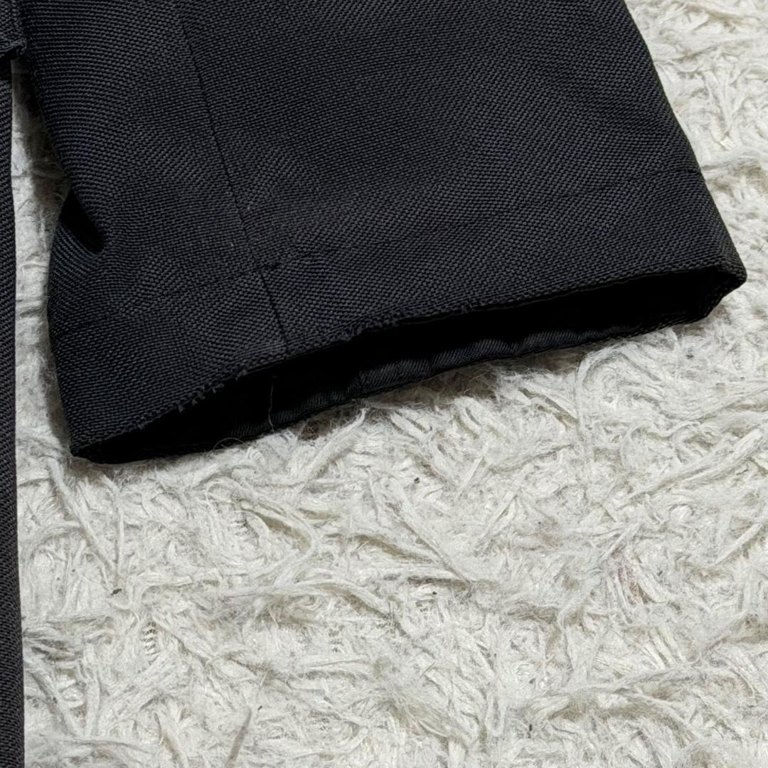 16069✨フェンディ リバーシブルコート 黒 ファー取外し可 ベルト付