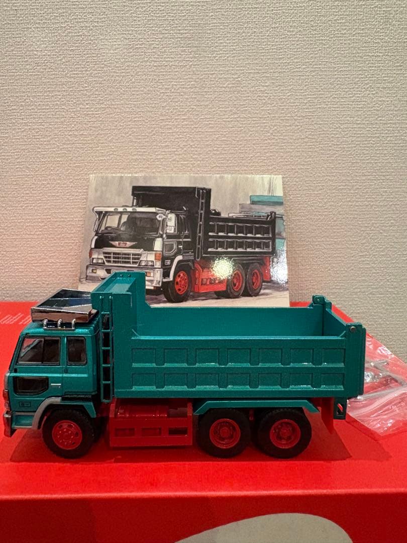 DBGT 1/64 日野 スーパードルフィン ダンプトラック グリーン