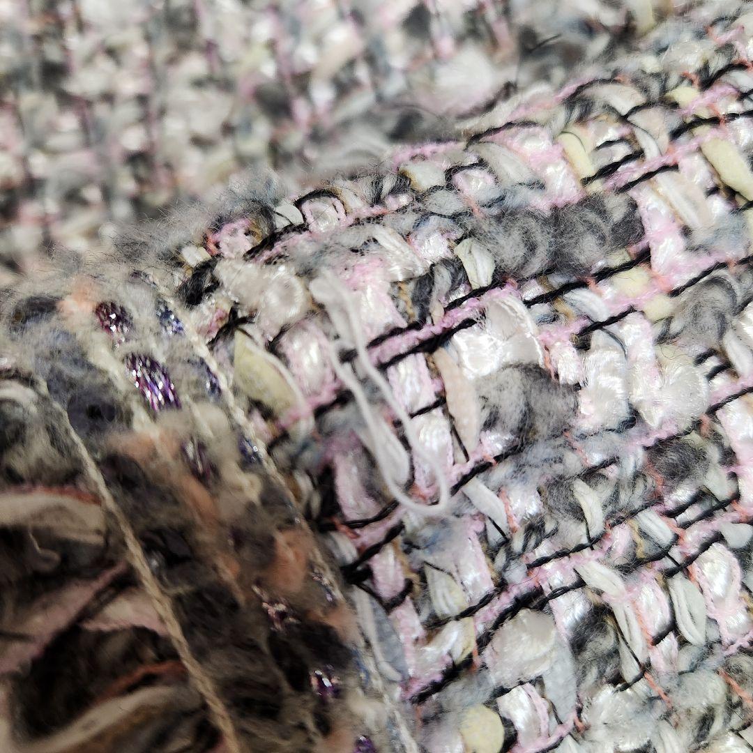 美品✨CHANEL ツイードジャケット 2004 シルバーボタン