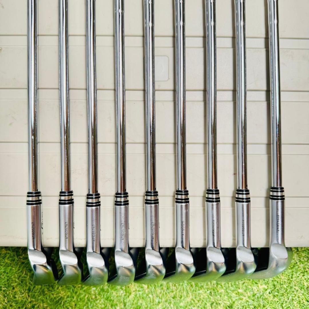 【豪華9本】ピン G430 黒ドット メンズアイアンセット スチール S