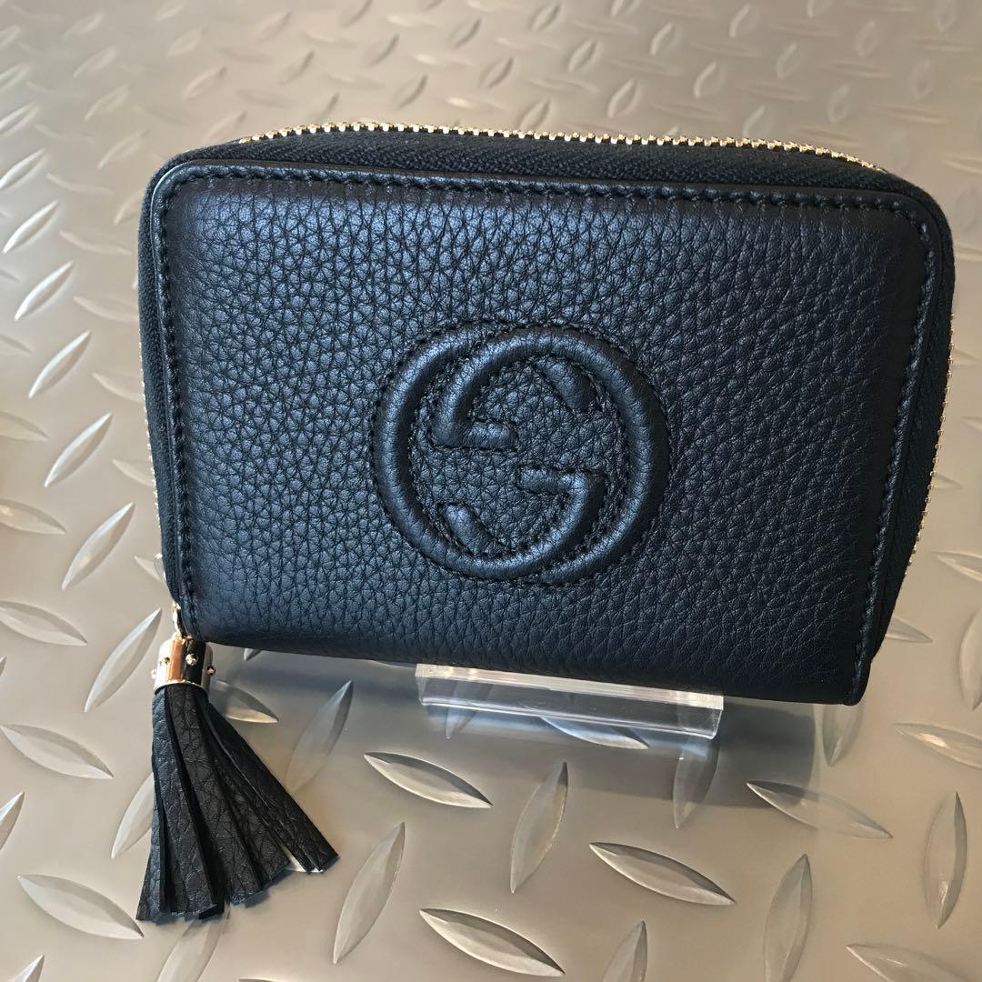 グッチ GUCCI ソーホー　ウォレット黒