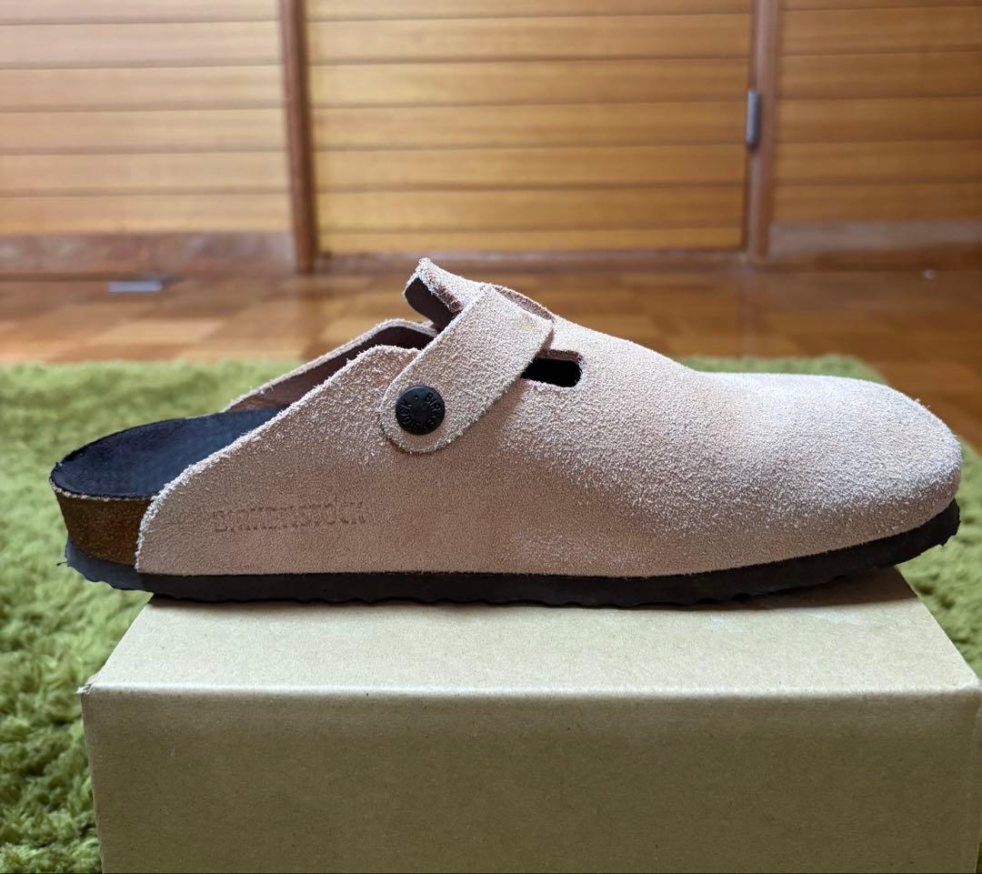 ビルケンシュトック BIRKENSTOCK ボストン ピンク 幅広39/25cm