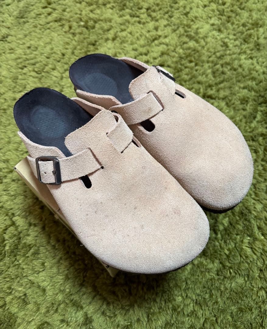 ビルケンシュトック BIRKENSTOCK ボストン ピンク 幅広39/25cm