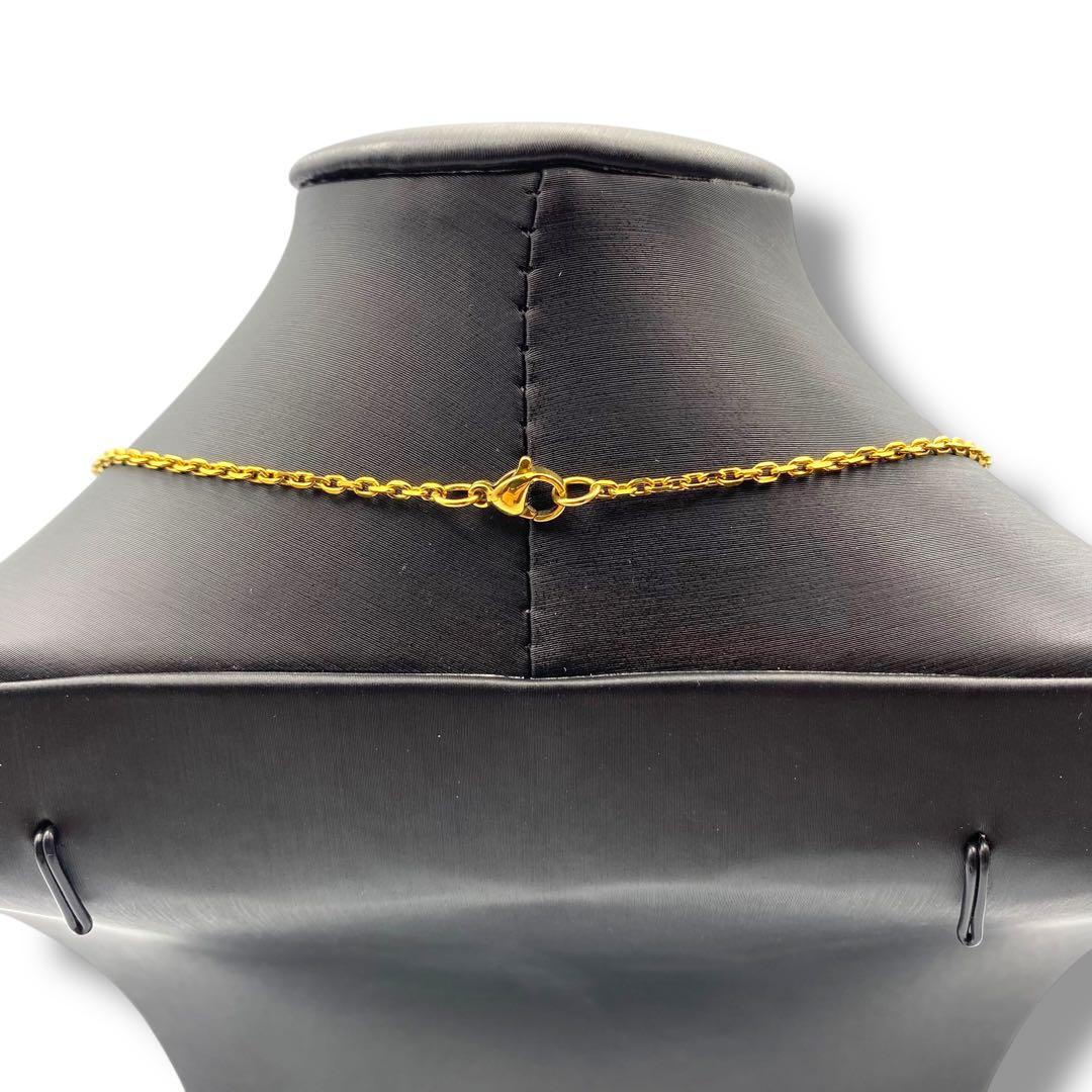 美品 Dior クリスチャンディオール ネックレス CDロゴ ヴィンテージ 金